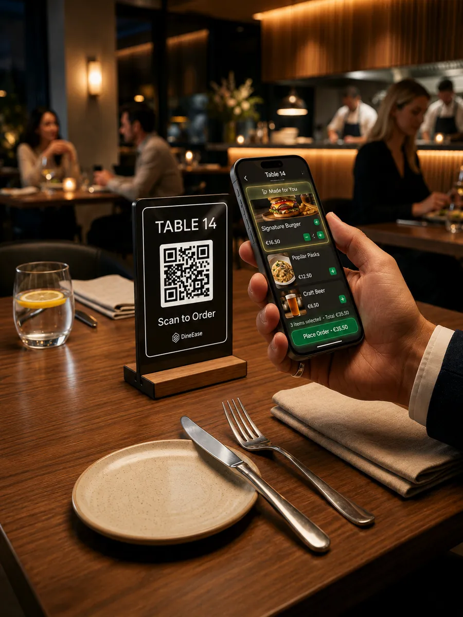 Tisch-QR-Menü